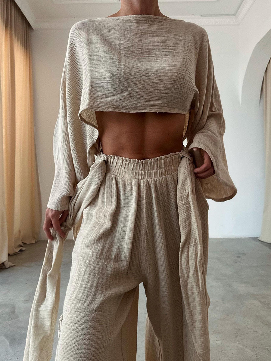 Rosario - Two Piece Linen Set