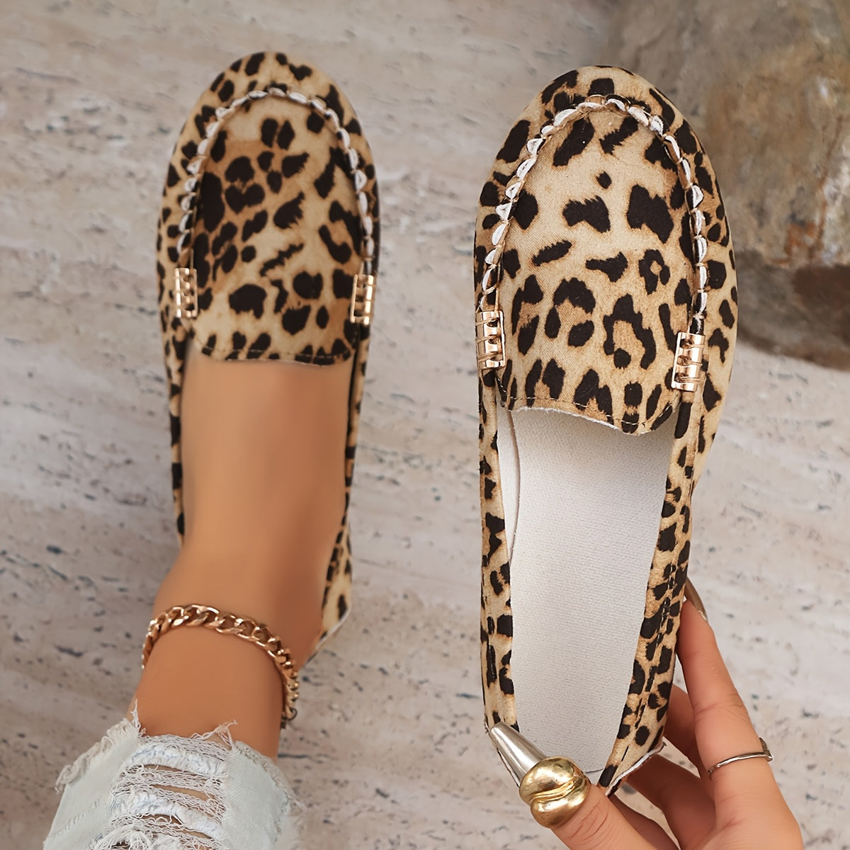Jennifer | Leopard Print Loafers