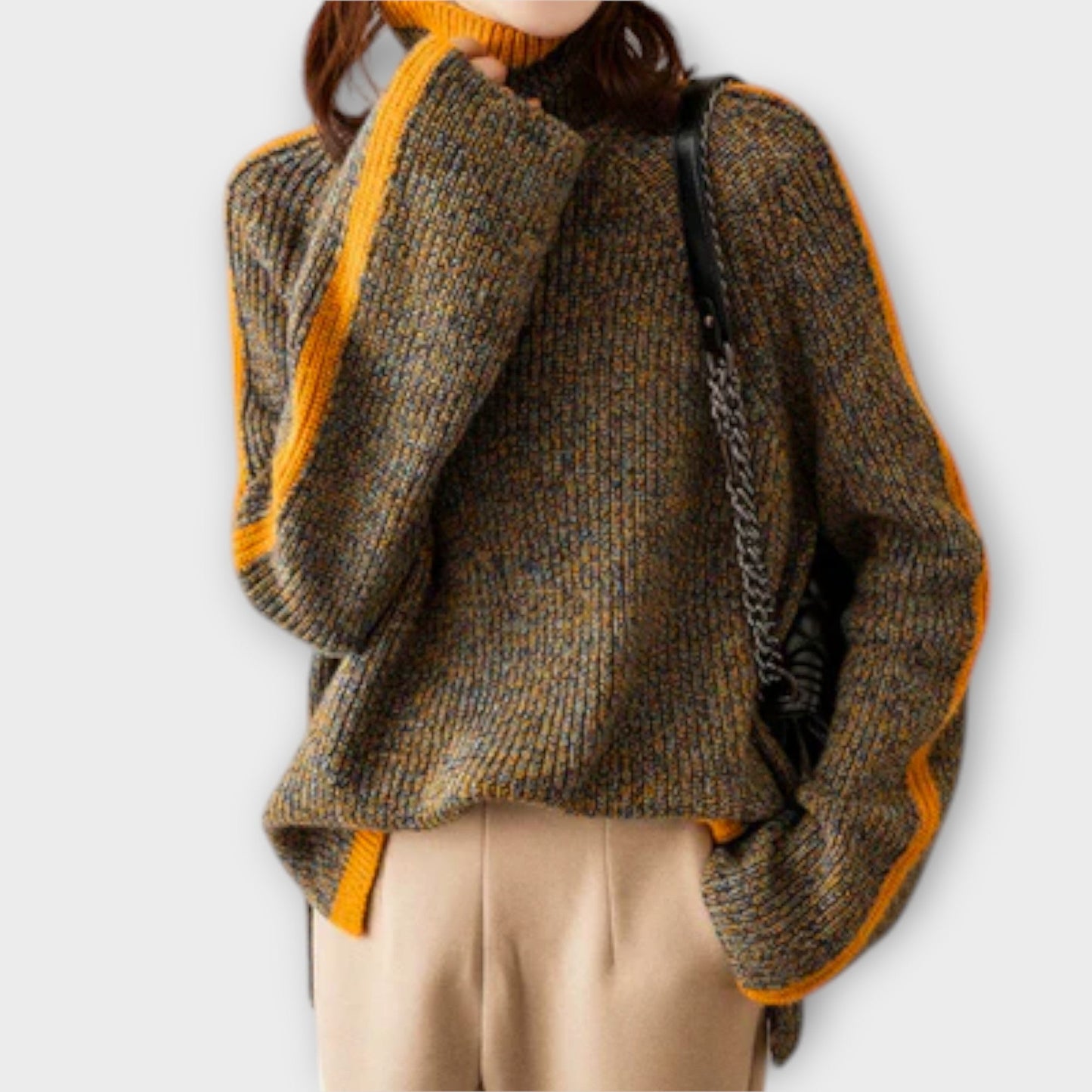 Breseis - Retro Knit Sweater