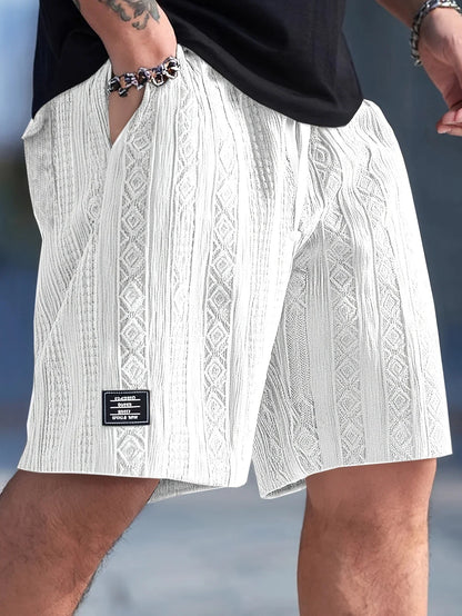 Andrew - Adjustable Drawstring Waist Shorts