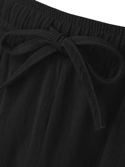 Oskam - Summer Cotton Shorts With Loose Fit