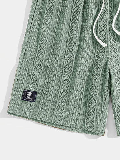 Andrew - Adjustable Drawstring Waist Shorts