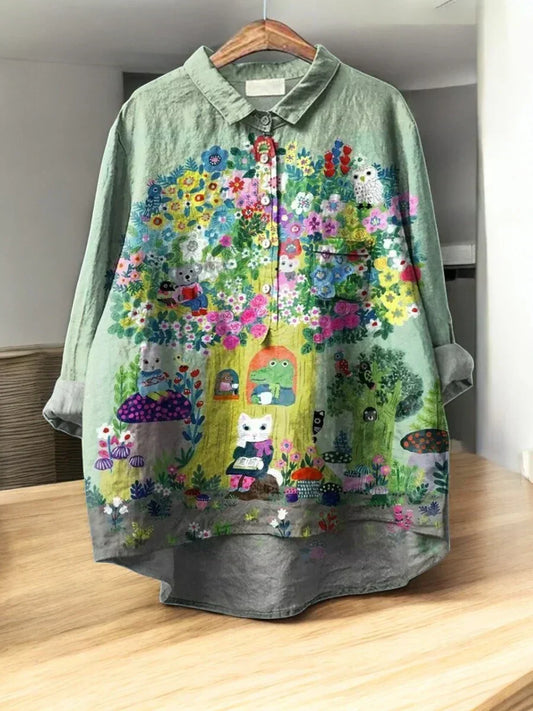 Ottilie - Classic Floral Blouses