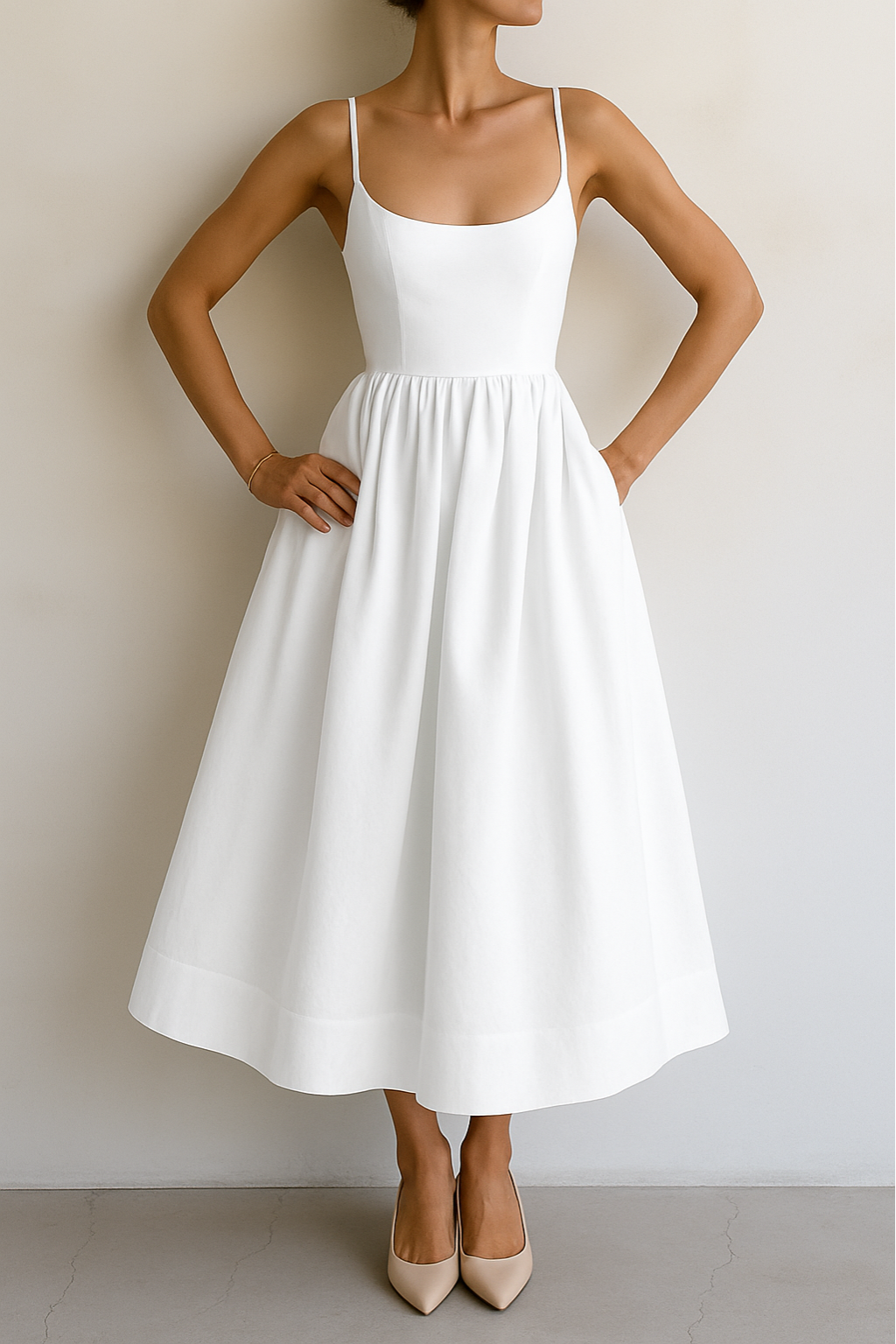 Rieneke - Sleeveless Elegant Dress