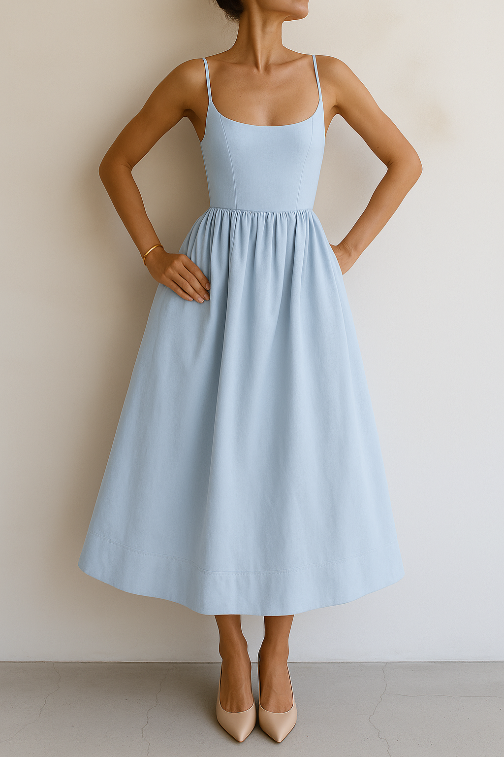 Rieneke - Sleeveless Elegant Dress