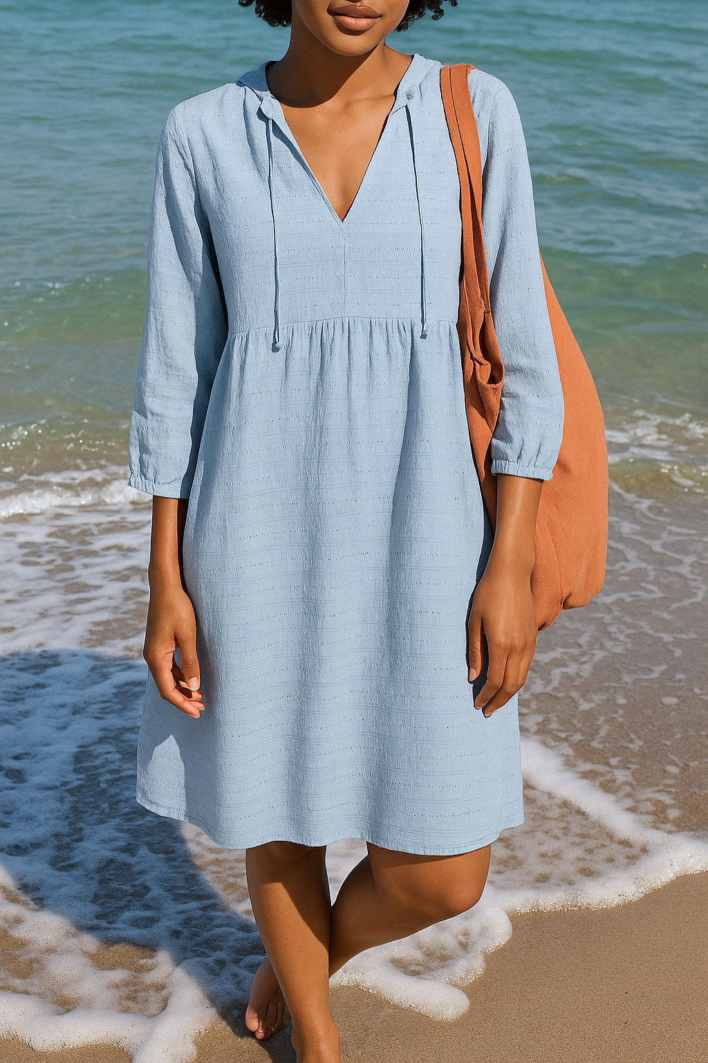 Sacide - Elegant Linen Dress