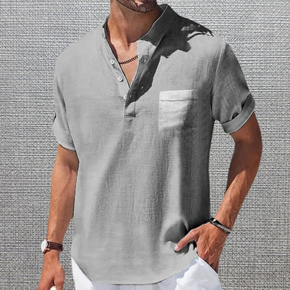 Anthony - Elegant Short Sleeve T Shirt With Pocket