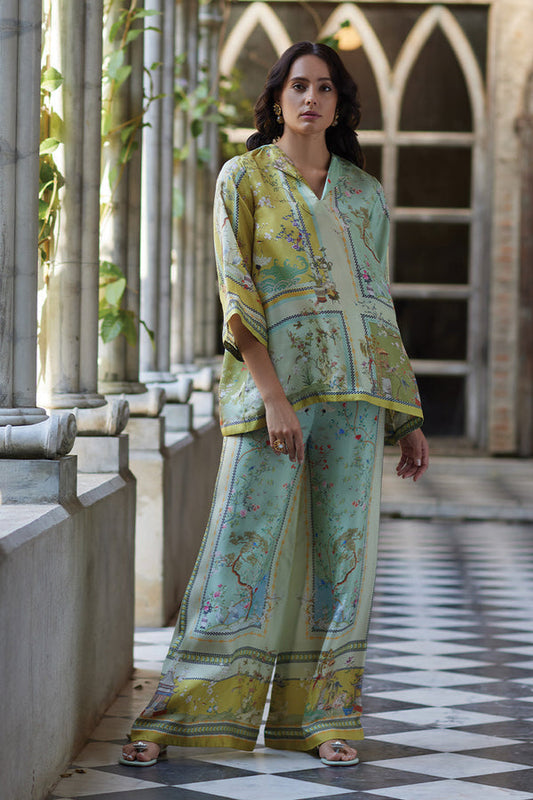 Paulette - Flair Fusion Flowers Pants Set