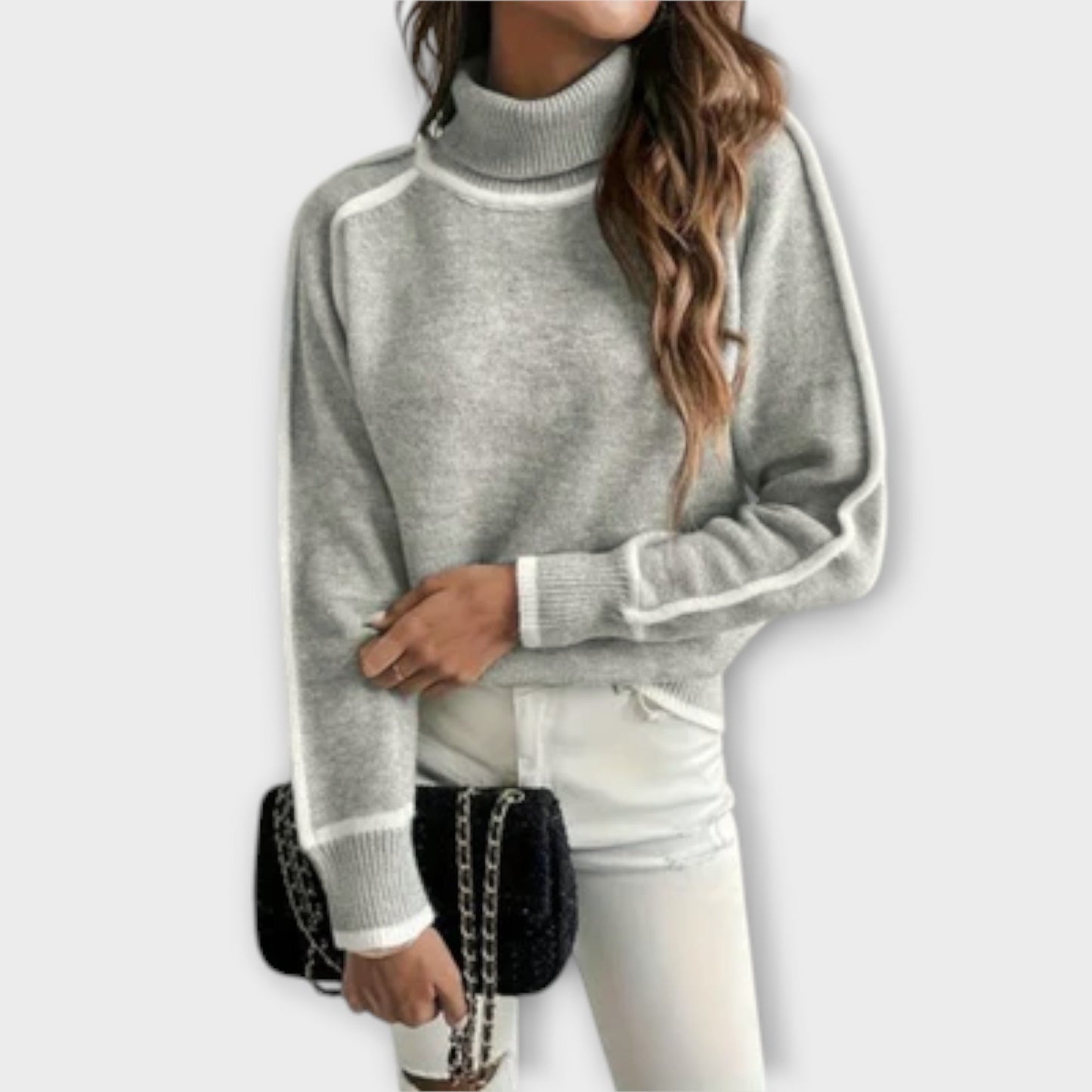 Aurora - Relaxed Turtleneck Sweater