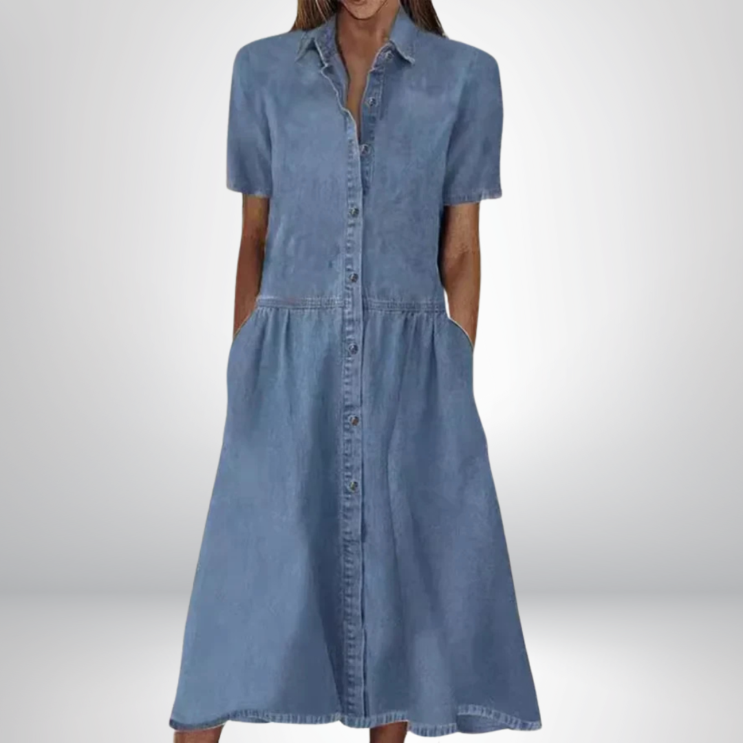 Aniela - Stylish Denim Dress