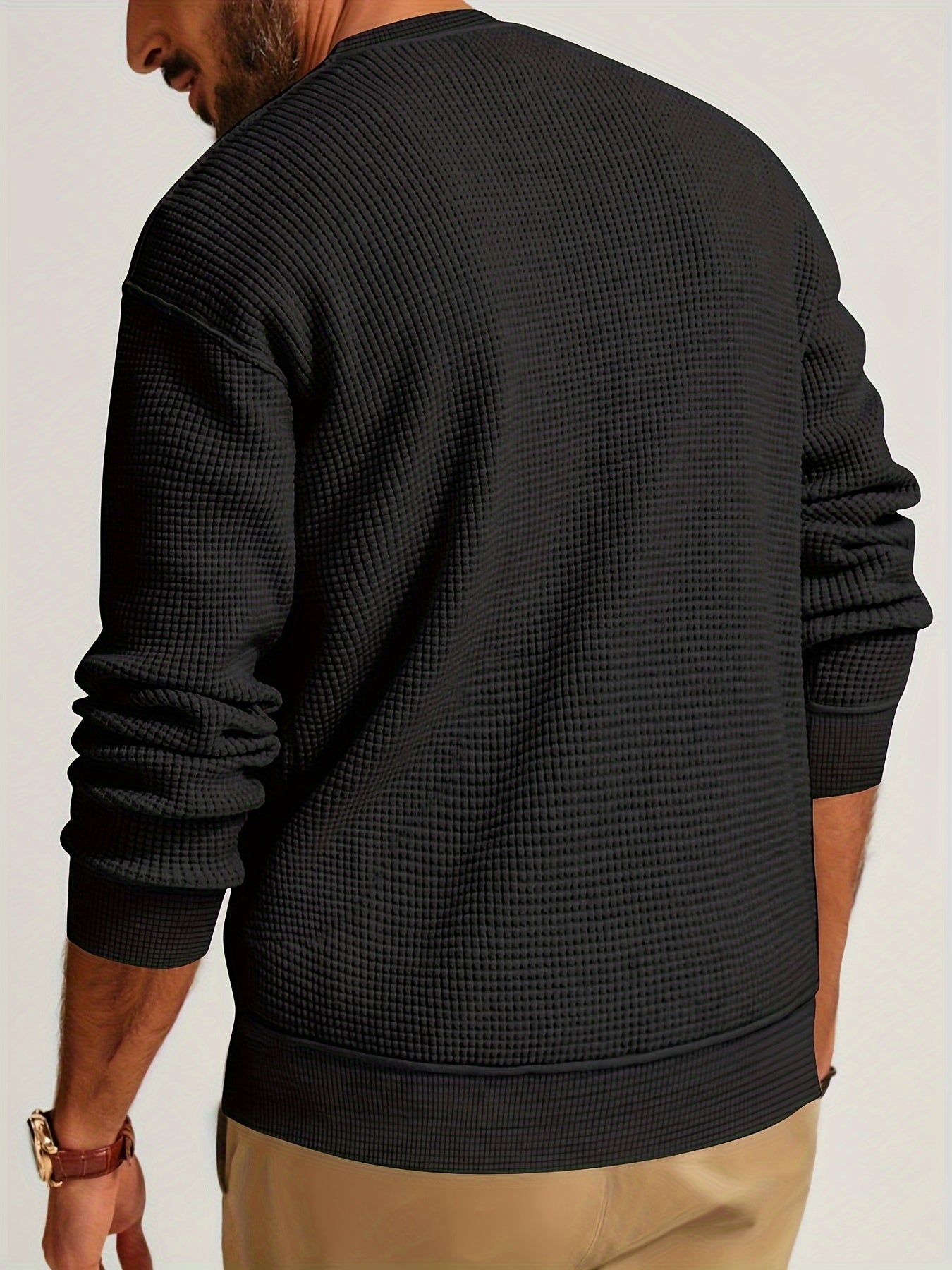 Renaud - Waffle Long Sleeve Shirt