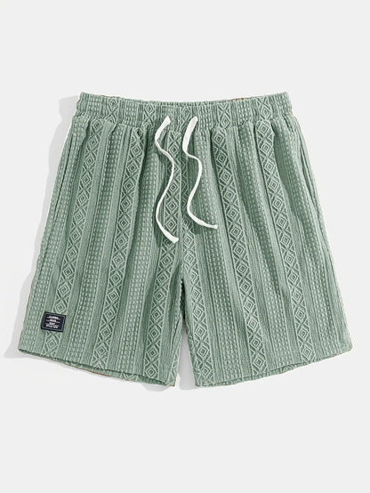 Andrew - Adjustable Drawstring Waist Shorts