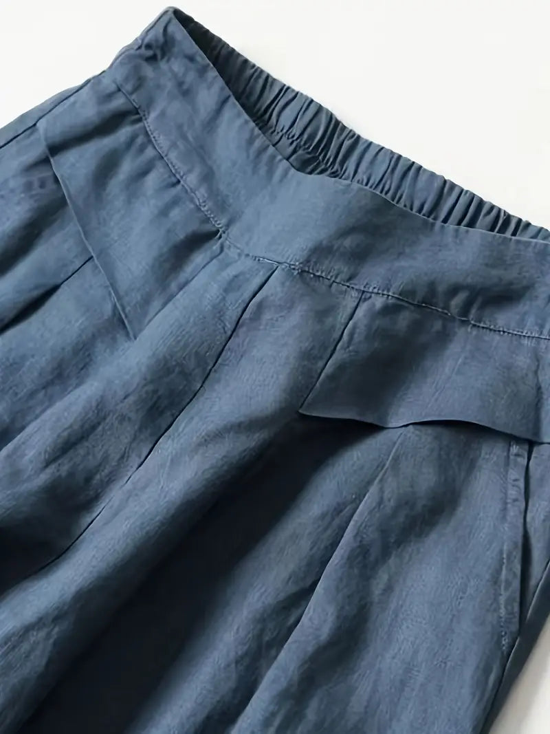 Anina - Linen Wide Leg Pant