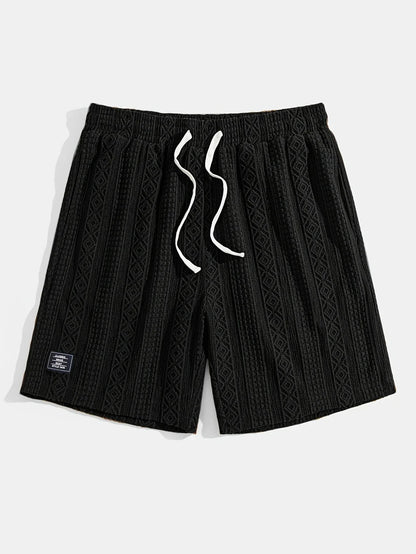 Andrew - Adjustable Drawstring Waist Shorts