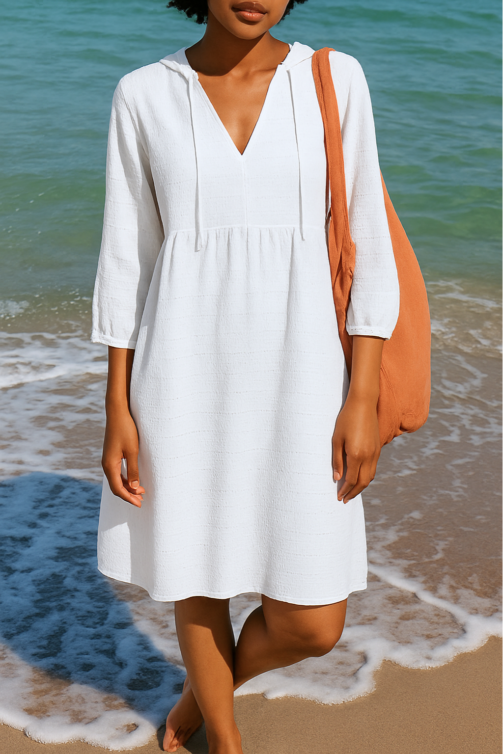 Sacide - Elegant Linen Dress