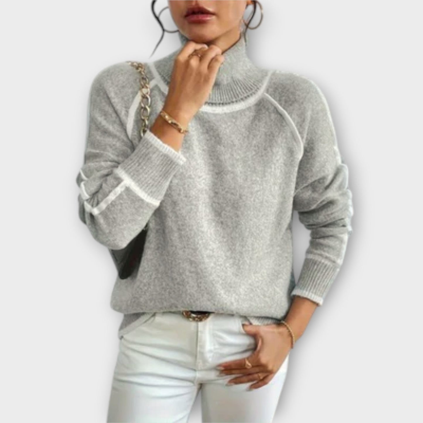 Aurora - Relaxed Turtleneck Sweater