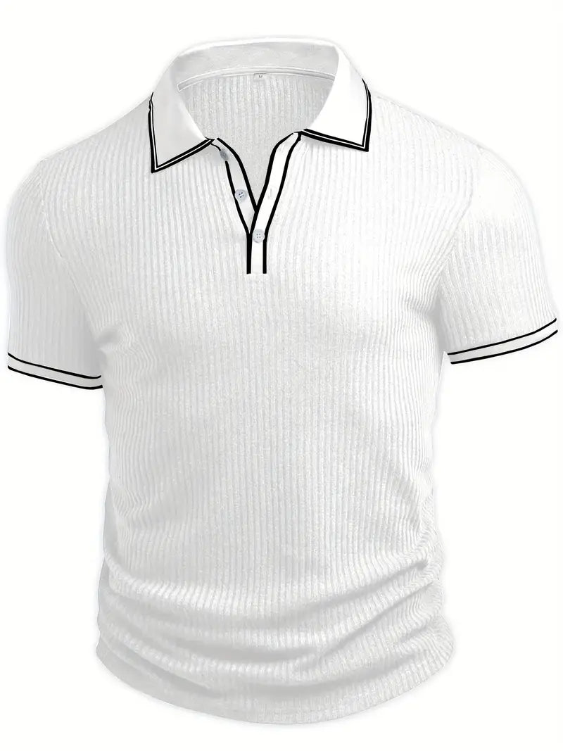 Orestis - Elegant Short Sleeve Polo Shirt
