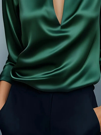 Nadene - Premium V-Neck Blouse