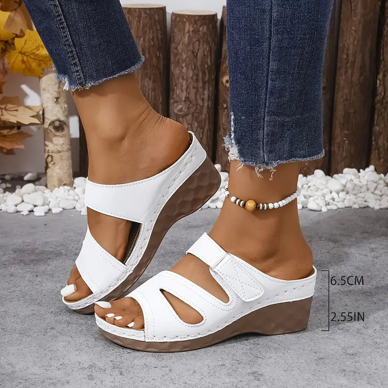 Rowella - Stylish Wedge Sandal With Strap