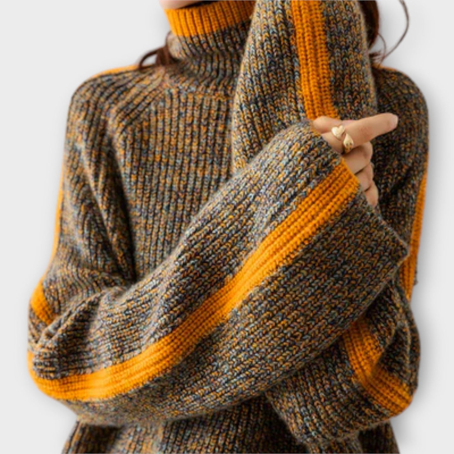 Breseis - Retro Knit Sweater