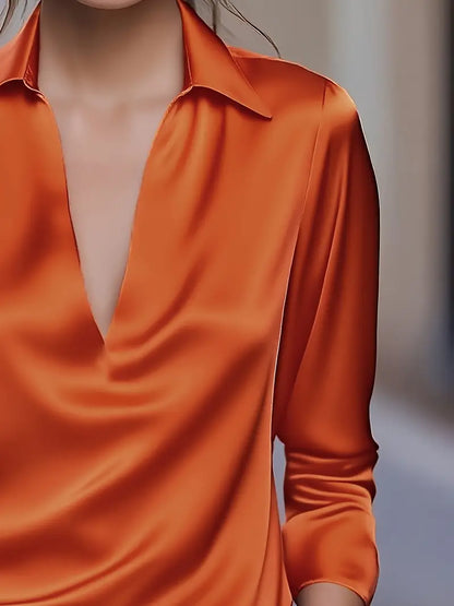 Nadene - Premium V-Neck Blouse