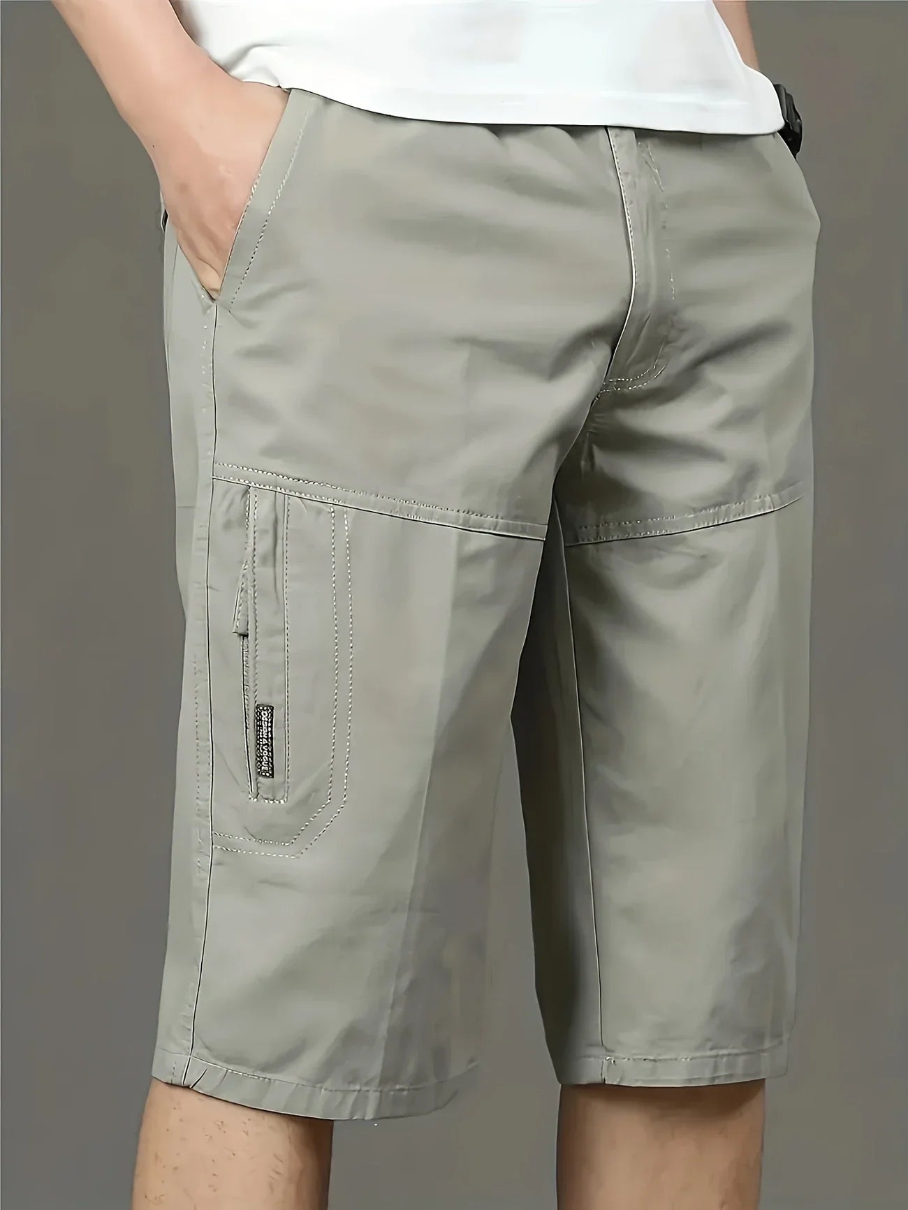 Stepan - Breathable And Multi-Pocket Cargo Shorts