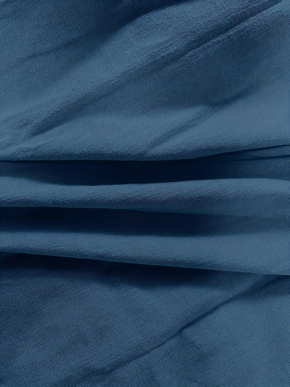 Priscilla - Long Sleeve V-Neck Blouse With Button Front