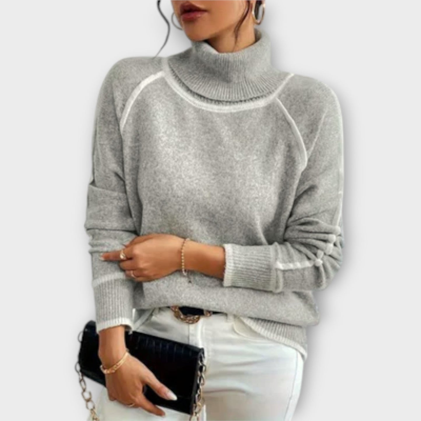 Aurora - Relaxed Turtleneck Sweater