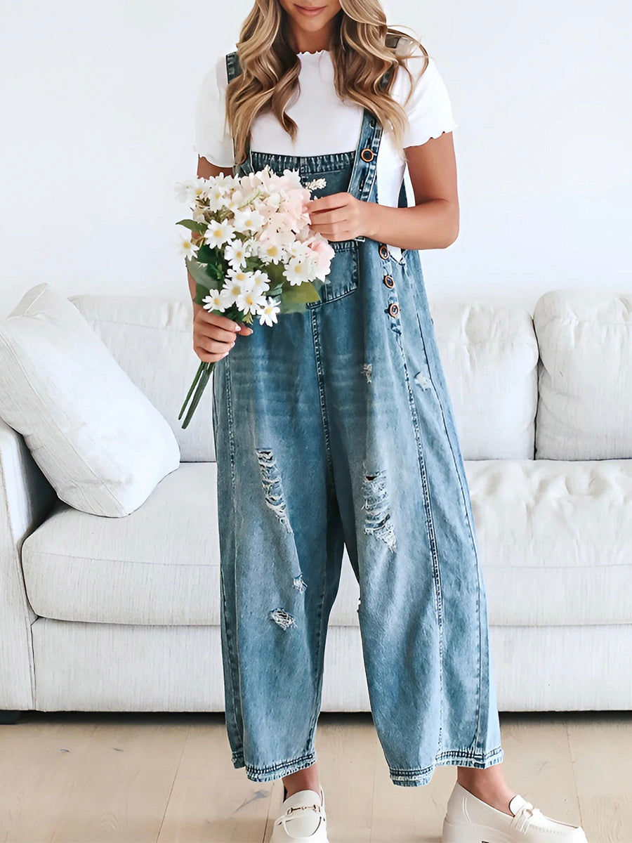 Dafne | Denim Overalls
