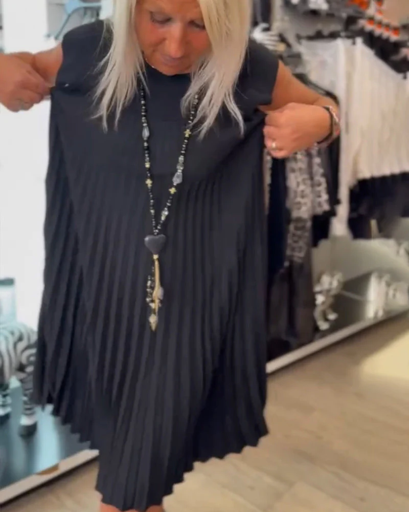 Shihua - Trendy Pleated Dress