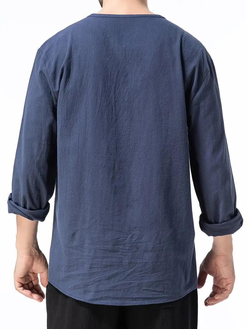 Pawel - Cotton Long Sleeve Shirt