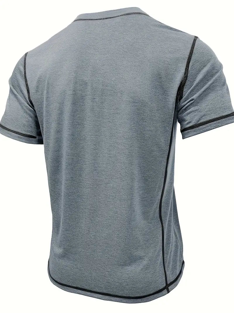 Orazio - Short Sleeve T Shirt With Button