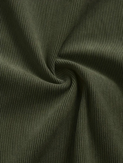 Rickey - Casual Corduroy Button-Up Shirt