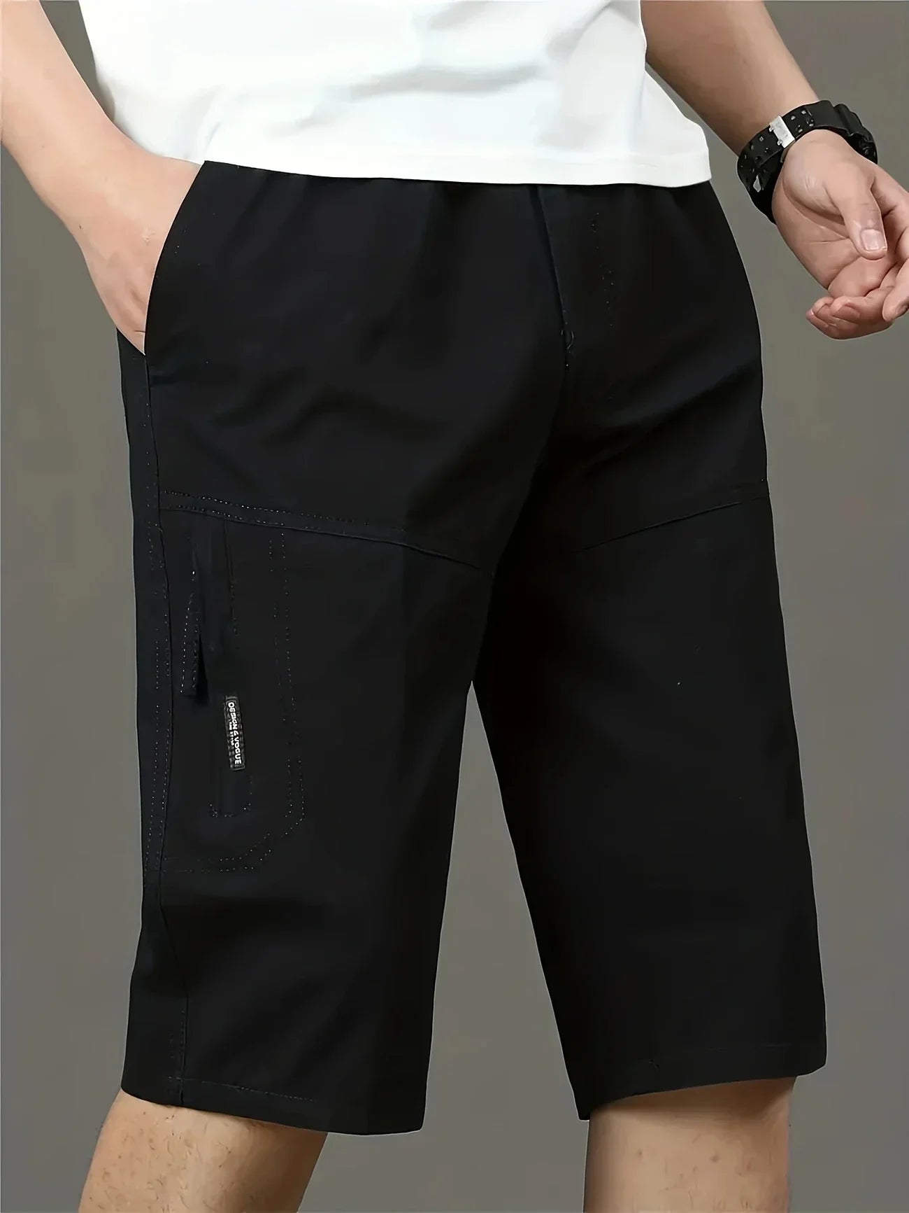 Stepan - Breathable And Multi-Pocket Cargo Shorts