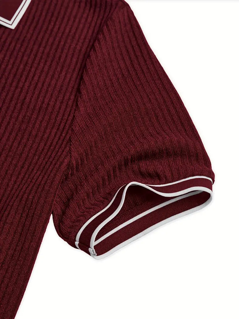 Orestis - Elegant Short Sleeve Polo Shirt