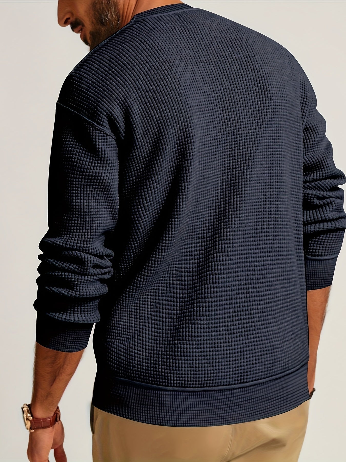 Renaud - Waffle Long Sleeve Shirt