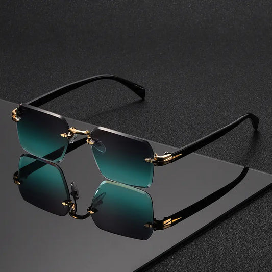 OptoSleek - Frameless Square Glasses