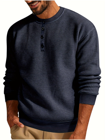 Renaud - Waffle Long Sleeve Shirt