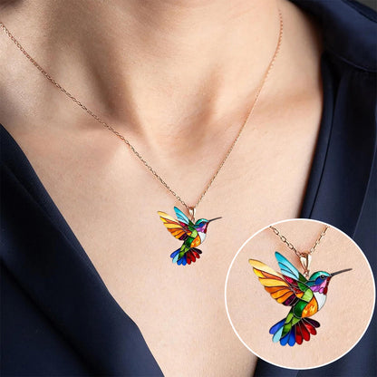 Samantha - Elegant Hummingbird Necklace