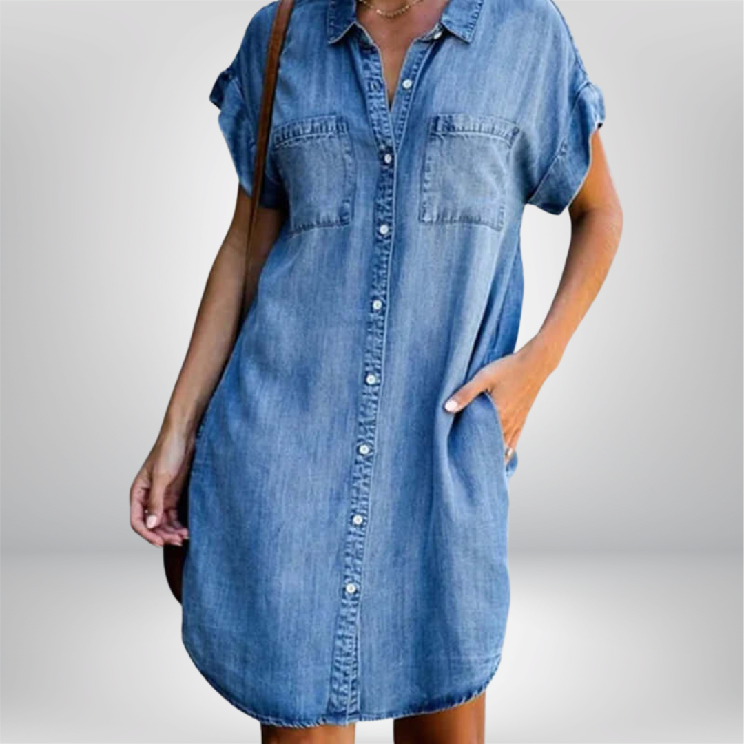 Agata - Casual Denim Dress