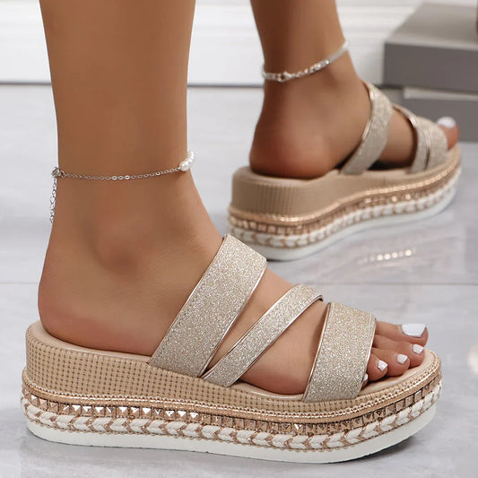Oksana - Comfortable High Heel Sandal