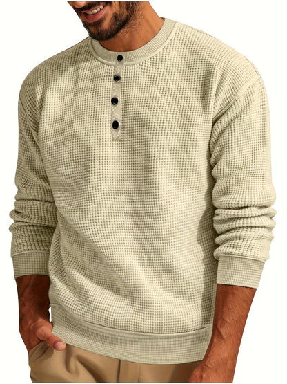 Renaud - Waffle Long Sleeve Shirt