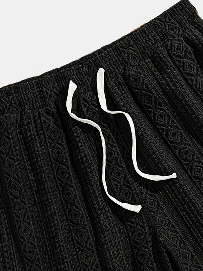Andrew - Adjustable Drawstring Waist Shorts