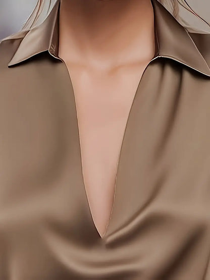 Nadene - Premium V-Neck Blouse