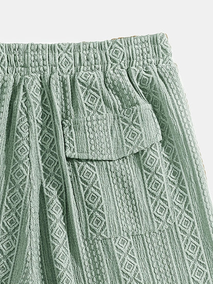 Andrew - Adjustable Drawstring Waist Shorts