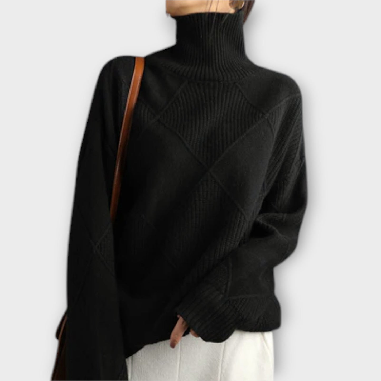 Melanie - Comfortable Roll Neck Sweater