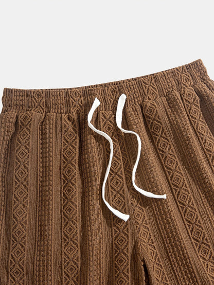 Andrew - Adjustable Drawstring Waist Shorts