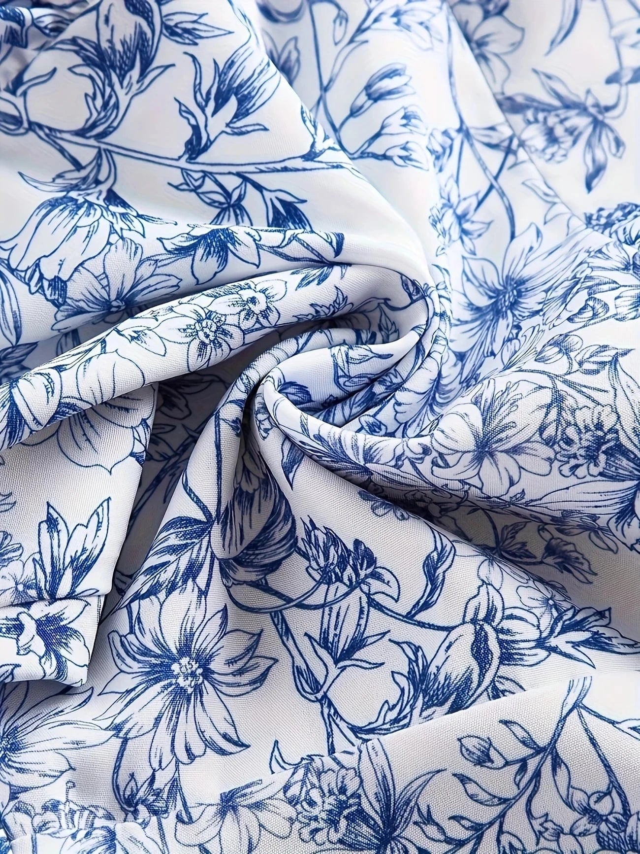 Ortagus - Floral Ruffled Dress