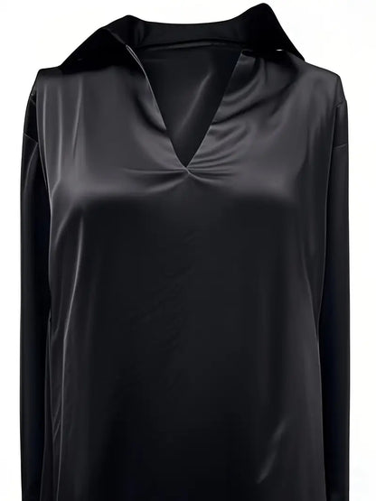 Nadene - Premium V-Neck Blouse