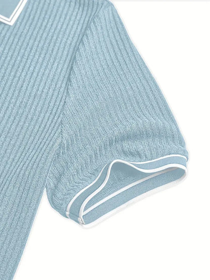 Orestis - Elegant Short Sleeve Polo Shirt